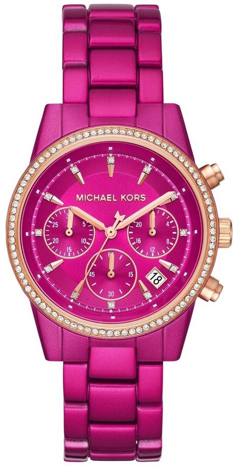 michael kors uhr pink guld|michael kors watches sale.